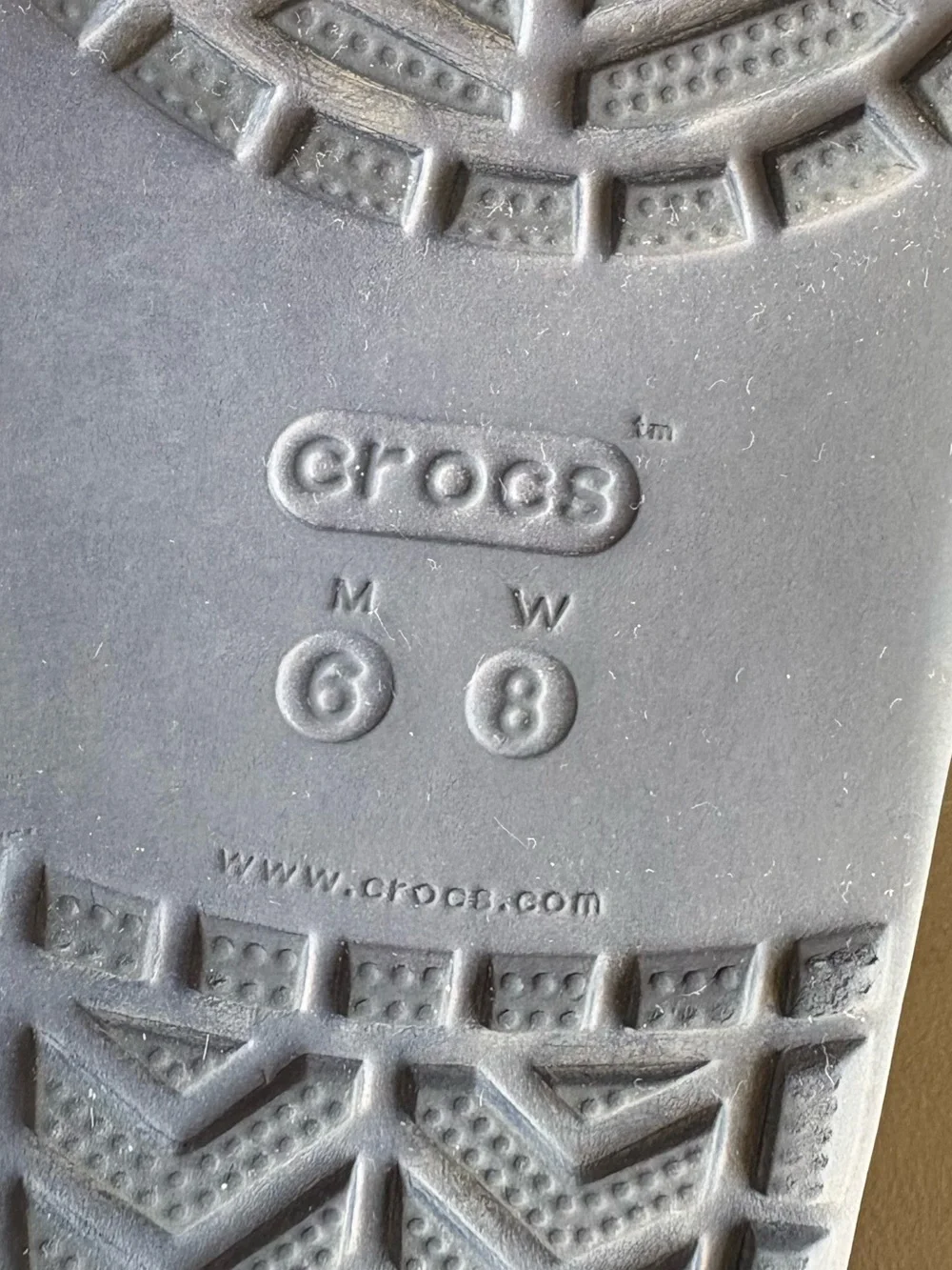 CROCS Bayaband Navy‎ Pepper Flip-Flops Thong Sandals Size 8